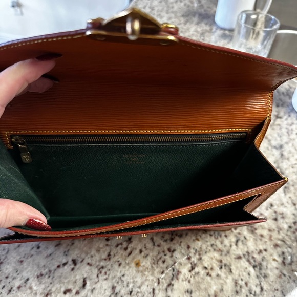 RARE FIND LV epi leather wristlet - Picture 4 of 8